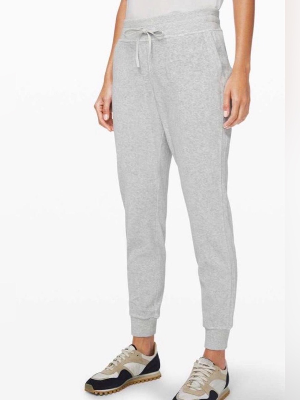 lululemon athletica Light Gray Jogger Track Pants